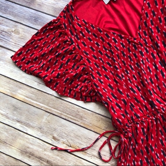 LOFT Petites V Neck Dress - Picture 5 of 7